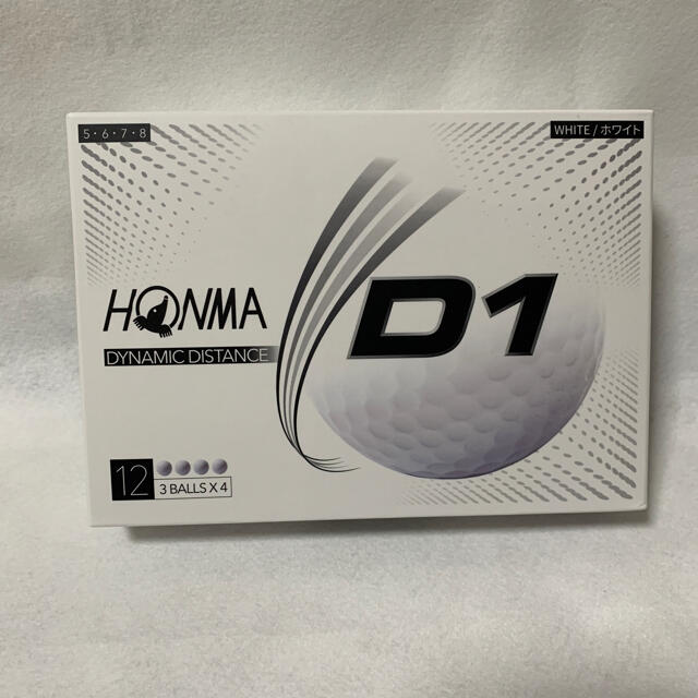 本間ゴルフ(ホンマゴルフ)のHONMA ゴルフボール　1ダース 12個 チケットのスポーツ(ゴルフ)の商品写真