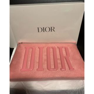 ディオール(Dior)のディオール　TROUSSE POUCH ベロア調ポーチ(ポーチ)