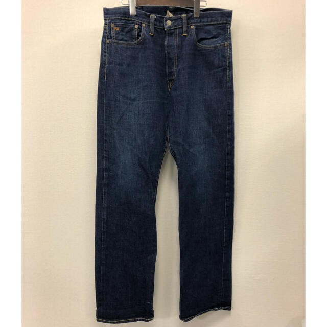 RRL - RRL ダブルアールエル ステッチ入 インディゴデニム 35×34 RRL - RRL ダブルアールエル ステッチ入 インディゴデニム 35×34