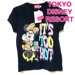 ディズニー(Disney)の【TDR商品】ミニーちゃんTシャツ　黒(Tシャツ(半袖/袖なし))