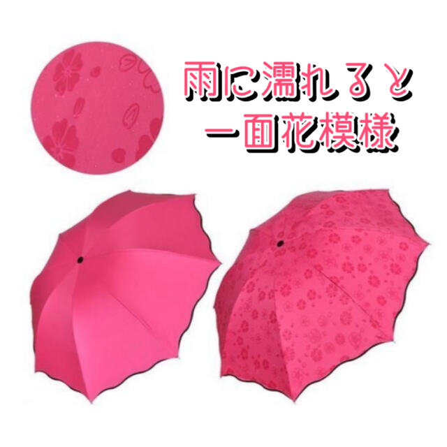 折り畳み傘　晴雨兼用　雨傘　日傘　おりたたみ　新品未使用。 レディースのファッション小物(傘)の商品写真