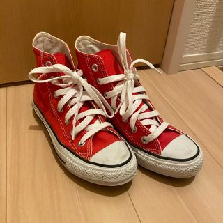 コンバース(CONVERSE)のコンバース‪‪❤︎‬レッド(スニーカー)