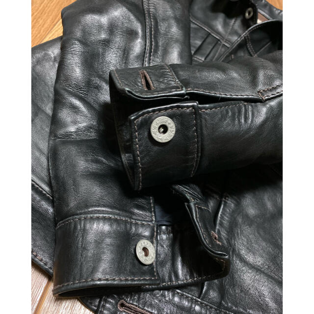 Lewis Leathers(ルイスレザー)のy'2leather ワイツーレザー 1st エコホース メンズのジャケット/アウター(レザージャケット)の商品写真