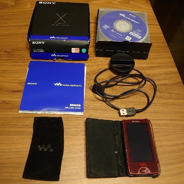 美品　SONY【WALKMAN】NW-X1060 レッド