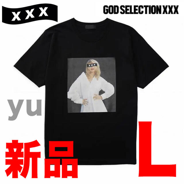【 新品 】 新品 GOD SELECTION XXX テイラー・スウィフト Tシャツ L 黒 Tシャツ/カットソー(半袖/袖なし)