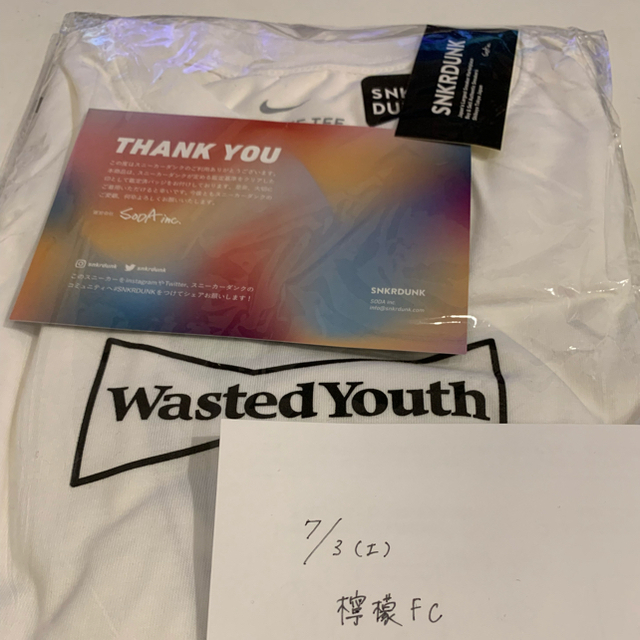 wasted youth nike Tシャツ【今週末限定値下げ】