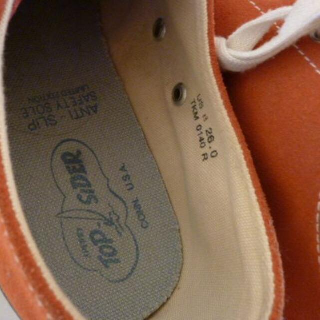 TOPSIDERトップサイダーSPERRYスペリー スウェード 朱色 メンズの靴/シューズ(スニーカー)の商品写真