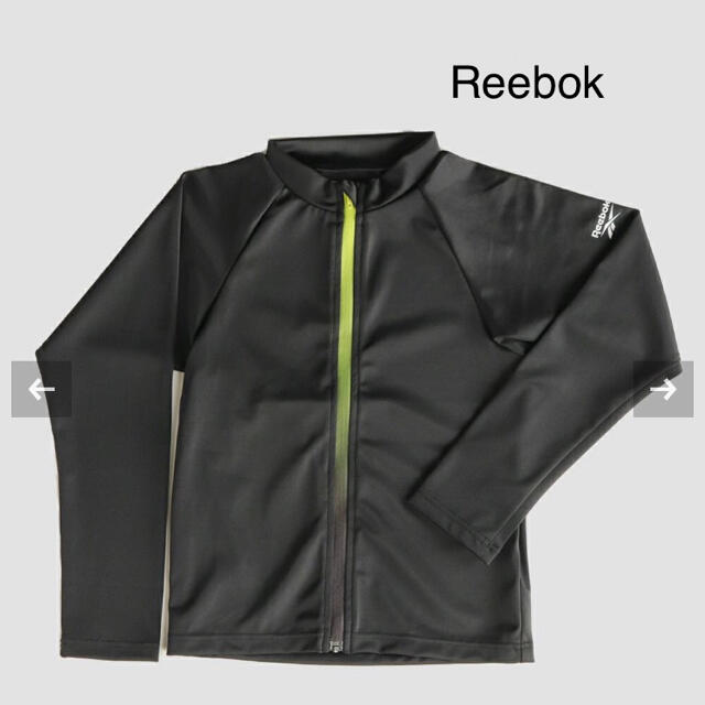 Reebok(リーボック)の新品.リーボック　Reebok フルジップ シンプル ラッシュガード キッズ/ベビー/マタニティのキッズ服男の子用(90cm~)(水着)の商品写真