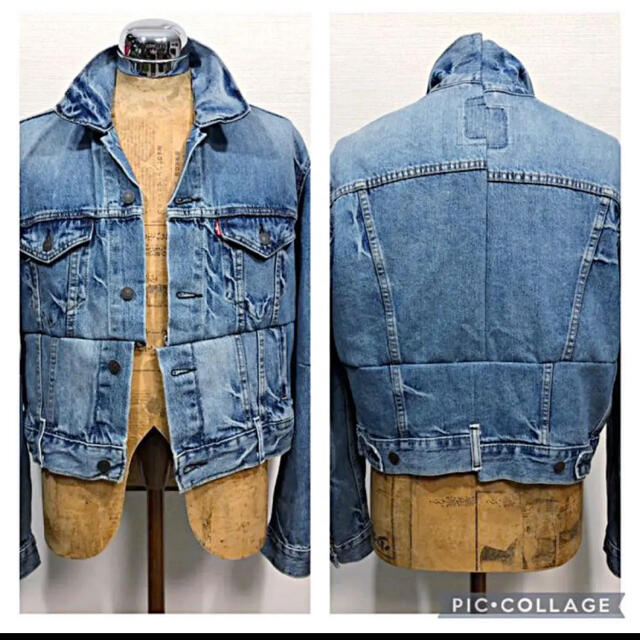 Levi's(リーバイス)の再構築 リーバイス デニム ジャケット ジージャン ショート メンズのジャケット/アウター(Gジャン/デニムジャケット)の商品写真