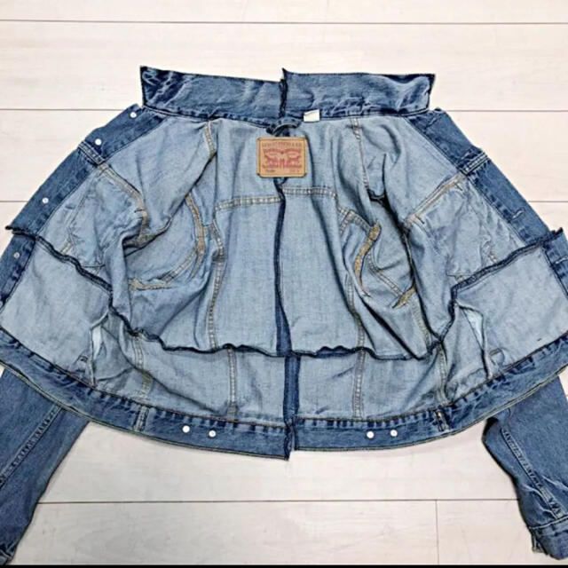 Levi's(リーバイス)の再構築 リーバイス デニム ジャケット ジージャン ショート メンズのジャケット/アウター(Gジャン/デニムジャケット)の商品写真