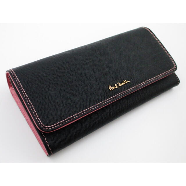 送料込み♪新品☆箱付 ポールスミス 人気カラー 長財布 黒-tops.edu.ng