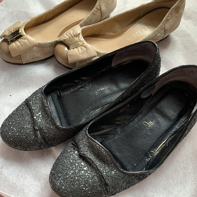 DIANA(ダイアナ)のフラットシューズ　２点セット レディースの靴/シューズ(バレエシューズ)の商品写真