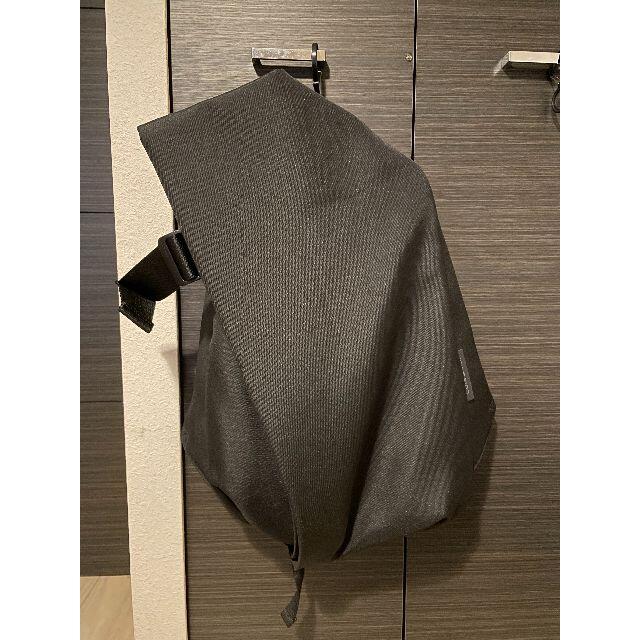 cote&ciel(コートエシエル)の美品◆コートシエル ISAR L EcoYarn · Black 黒 メンズのバッグ(バッグパック/リュック)の商品写真