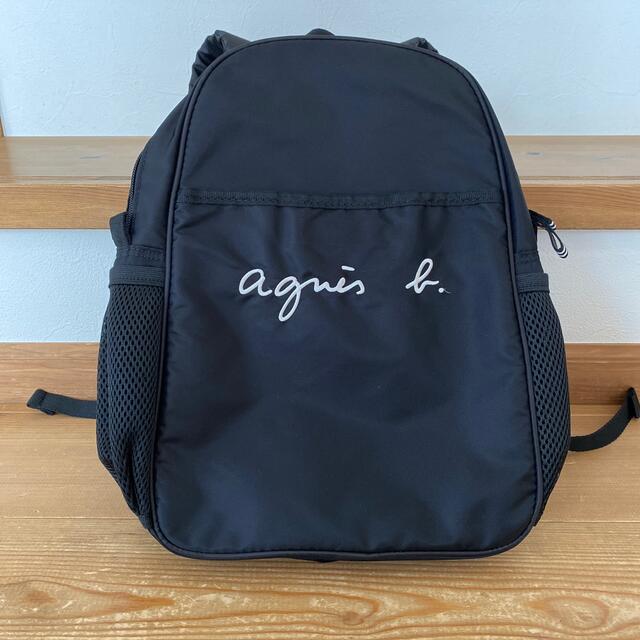 agnes b.(アニエスベー)の最終値下げagnes b.  GL11 E BAG ロゴ刺繍リュックサック キッズ/ベビー/マタニティのこども用バッグ(リュックサック)の商品写真