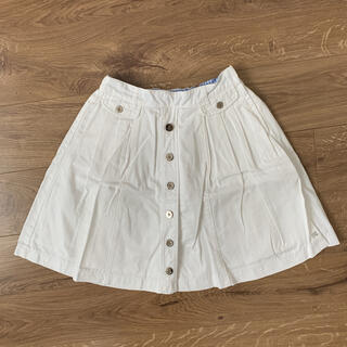 ポンポネット(pom ponette)のフレアスカート　ホワイト　150(スカート)