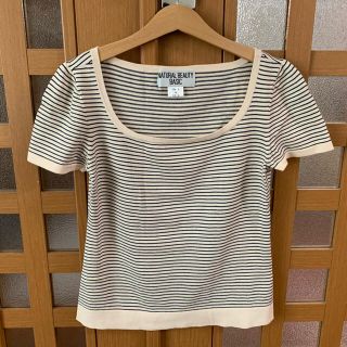 ナチュラルビューティーベーシック(NATURAL BEAUTY BASIC)のNBB半袖ボーダー(Tシャツ(半袖/袖なし))