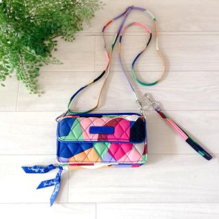 ヴェラブラッドリー(Vera Bradley)の美品　ヴェラブラッドリー　財布　ウォレット　ショルダーバッグ　ポシェット　ミニ　(ショルダーバッグ)