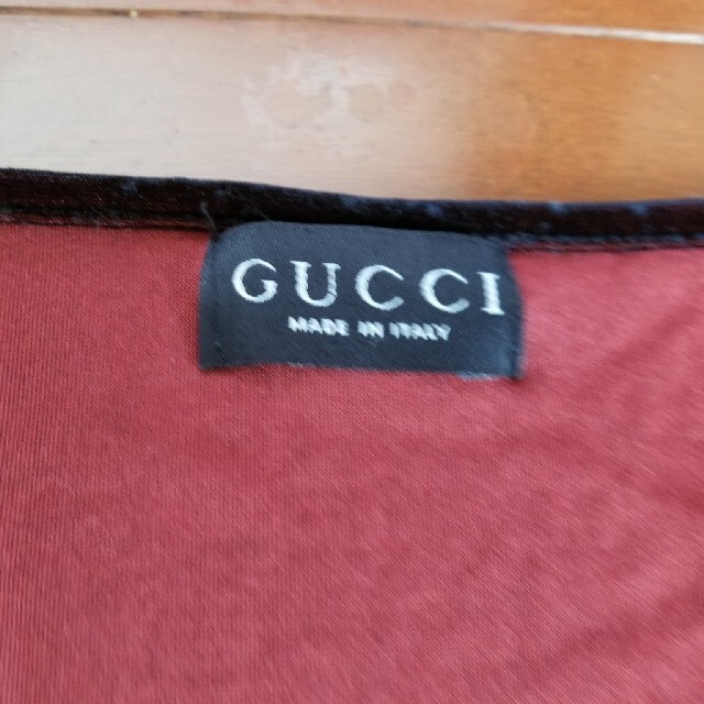 Gucci(グッチ)の☆GUCCI☆グッチ　ベロアカットソー レディースのトップス(カットソー(長袖/七分))の商品写真