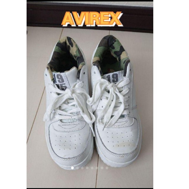 AVIREX 　アヴィレックス スニーカー 　トルネード  白　ホワイト靴/シューズ