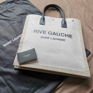 サンローラン(Saint Laurent)のサンローラントートバッグノースサウスホワイト白631682 9J52E 9280(トートバッグ)