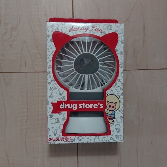 drug store's(ドラッグストアーズ)の新品☆drugstore's ミニ扇風機 スマホ/家電/カメラの冷暖房/空調(扇風機)の商品写真