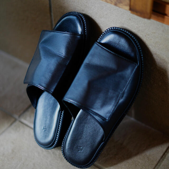 Maison Martin Margiela(マルタンマルジェラ)のhep sandal ヘップサンダル　GNK レザー　スリッポン メンズの靴/シューズ(サンダル)の商品写真