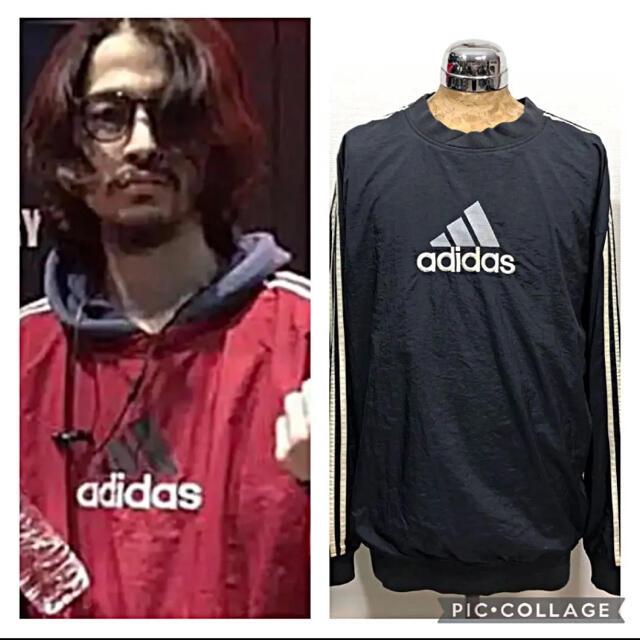 早割クーポン！ 90s XL ビンテージ 黒 常田大希着用adidasトラック