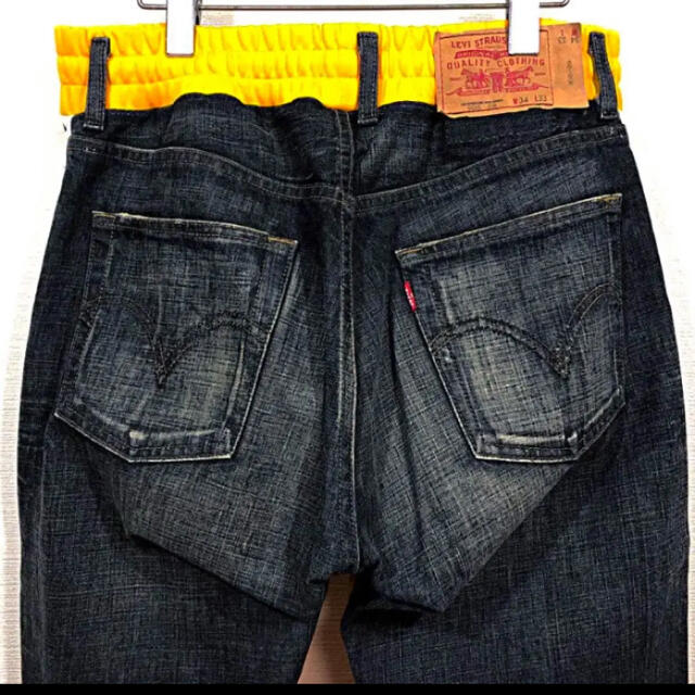 Levi's - 再構築 リーバイス ドッキング ジャージ デニム Levi's - 再構築 リーバイス ドッキング ジャージ デニム