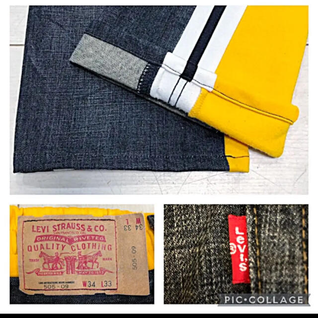 Levi's - 再構築 リーバイス ドッキング ジャージ デニム Levi's - 再構築 リーバイス ドッキング ジャージ デニム