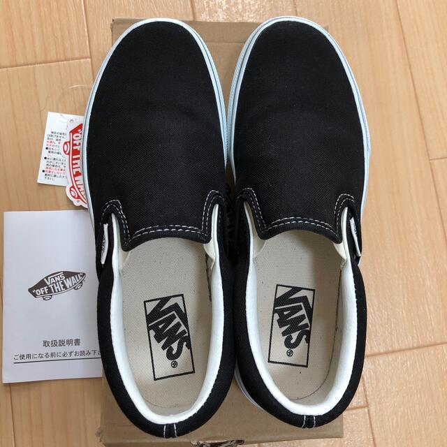 VANS(ヴァンズ)のVANS  V98CLA  SLIP ON  スリッポン　23cm  ブラック レディースの靴/シューズ(スリッポン/モカシン)の商品写真