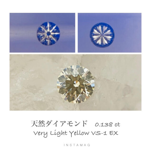 エクセレントカット(R630-2)『エクセレントカット』天然ダイアモンド 0.138ct