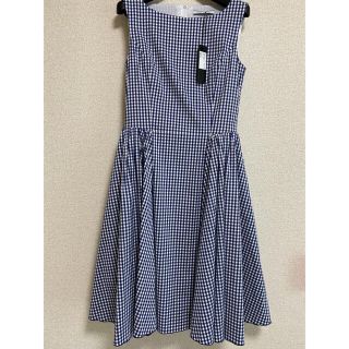 フォクシー人気ギンガムチェックフィット\u0026フレアー40新同