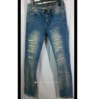 ナンバーナイン(NUMBER (N)INE)の未使用 NUMBER (N)INE denim ダメージスキニーデニム(デニム/ジーンズ)