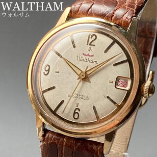 ウォルサム(Waltham)の動作良好★ウォルサム アンティーク 腕時計 1960年代 メンズ 手巻き(腕時計(アナログ))