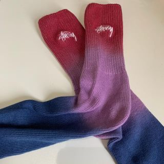 ステューシー(STUSSY)のstussy dip dye marl socks(ソックス)