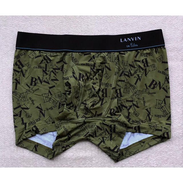 LANVIN en Bleu ボクサーパンツ Ｌ 前開き 日本製 2枚セット