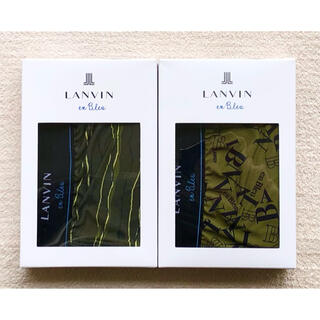 ランバンオンブルー(LANVIN en Bleu)のLANVIN en Bleu ボクサーパンツ Ｌ 前開き 日本製 2枚セット(ボクサーパンツ)