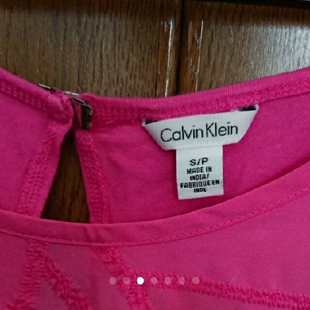 Calvin Klein(カルバンクライン)の【Calvin Klein】半袖カットソー♡ レディースのトップス(カットソー(半袖/袖なし))の商品写真