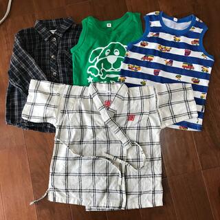 【95】子供服4枚セット(中古)(Tシャツ/カットソー)