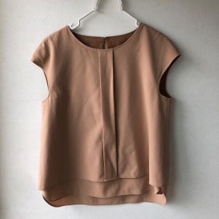 ユナイテッドアローズグリーンレーベルリラクシング(UNITED ARROWS green label relaxing)のGREEN LABEL RELAXING ブラウン　カットソー　(カットソー(半袖/袖なし))