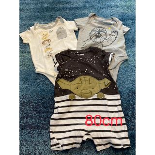 ベビーギャップ(babyGAP)の＊美品＊GAP ロンパース　スターウォーズ　まとめ売り　80cm(ロンパース)