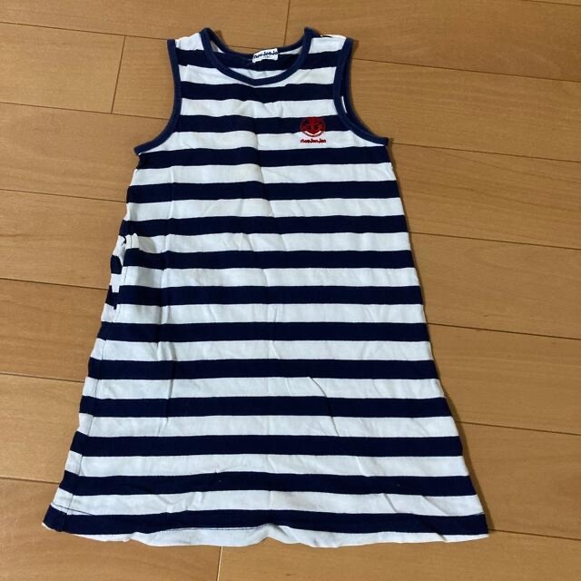 mou jon jon(ムージョンジョン)のmou jon jonワンピース２枚セット120センチ キッズ/ベビー/マタニティのキッズ服女の子用(90cm~)(ワンピース)の商品写真