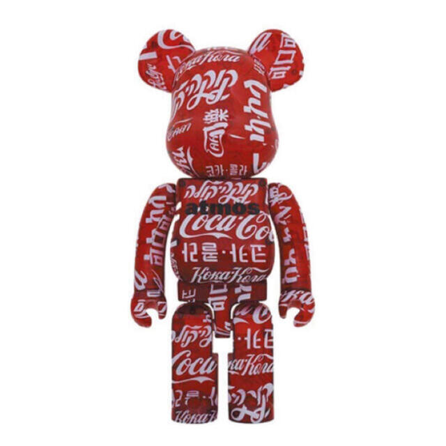 MEDICOM TOY(メディコムトイ)のBE@RBRICK atmos × Coca-Cola CLEAR RED エンタメ/ホビーのフィギュア(その他)の商品写真