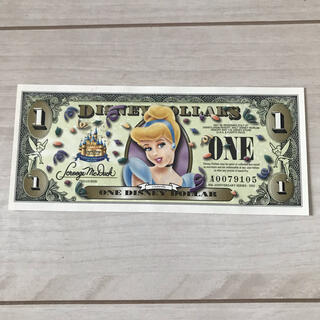 ディズニー(Disney)のDisney Dollars 1＄ 1枚(遊園地/テーマパーク)