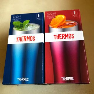 サーモス(THERMOS)のサーモス 真空断熱タンブラー 420ml  2個(タンブラー)