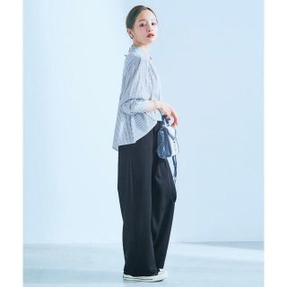 コウベレタス(神戸レタス)の新品タグ付き　田中亜希子さんコラボ　セミワイドパンツ(カジュアルパンツ)