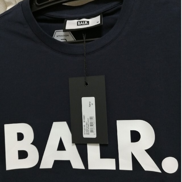 新品未使用 BALR. ボーラー 半袖Tシャツ ホワイトロゴ 3