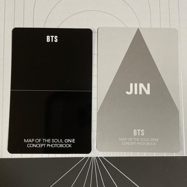 BTS コンセプトフォトブック　ジン　トレカ　ホログラム　JIN