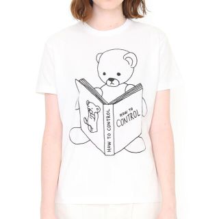 グラニフ(Design Tshirts Store graniph)の未使用 グラニフ コントロールベア SS 白シャツ(Tシャツ(半袖/袖なし))