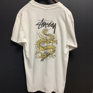 STUSSY - 初代ドラゴン OLD STUSSY 80s ヴィンテージ Tシャツ 黒タグの